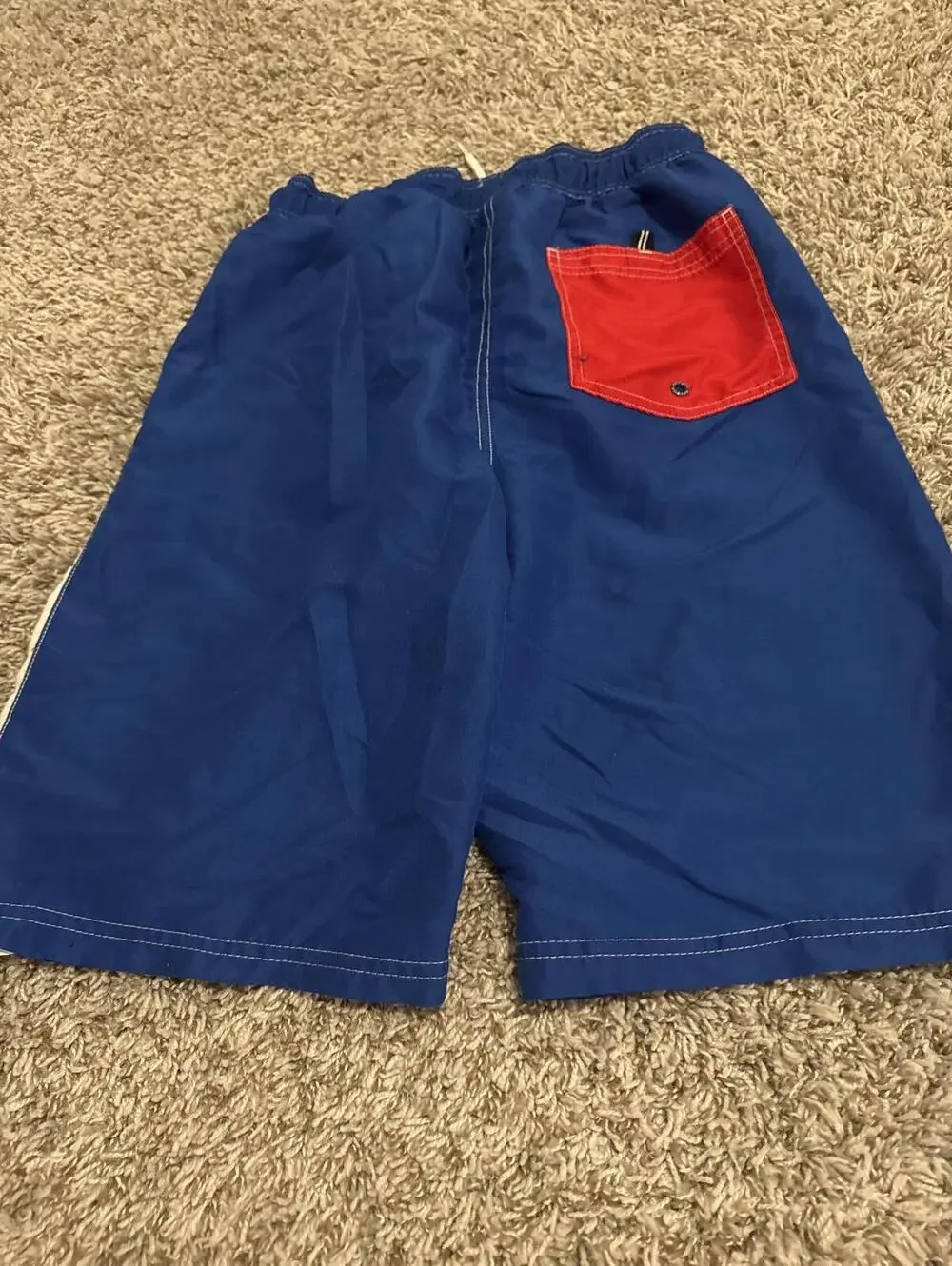 Nautica Boys Swim Trunks XL Colorblock Shorts